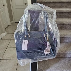 BRAND NEW Naturalizer Navigo Denim Blue Handbag Satchel